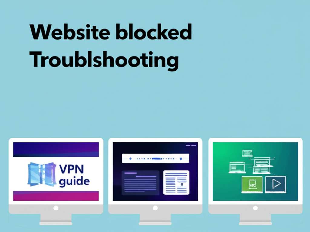 Tình huống website bị chặn và hướng dẫn xử lý